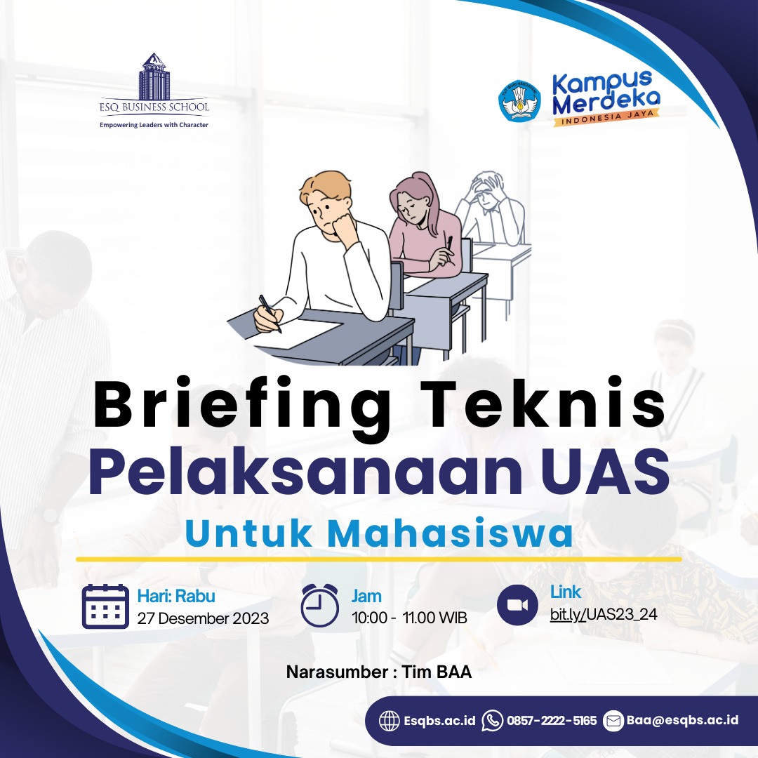 Briefing Teknis Peserta UAS