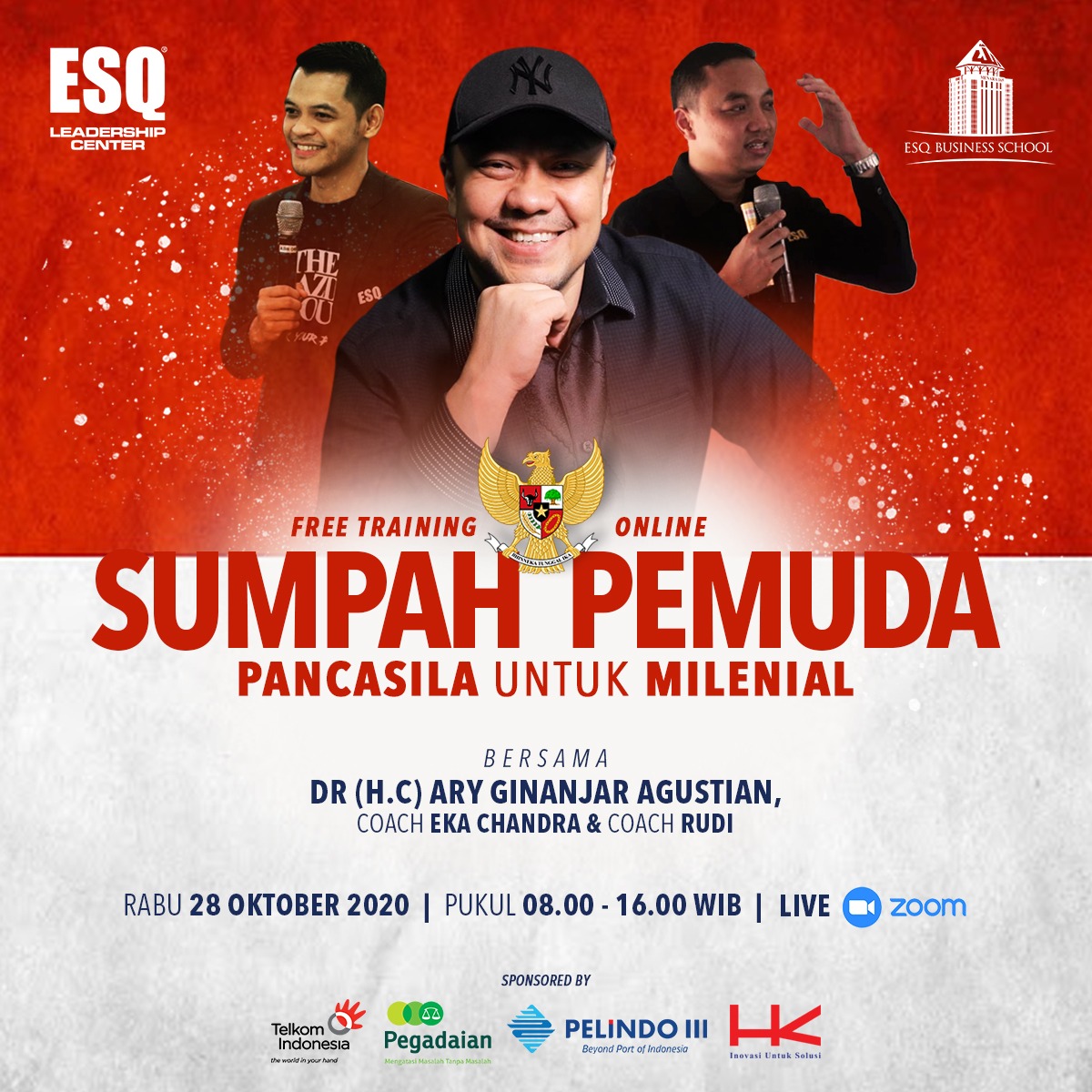 Training Sumpah Pemuda Pancasila untuk Milenial - 28 Oktober 2020